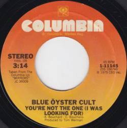 Blue Öyster Cult : You're Not the One (I Was Looking for You)